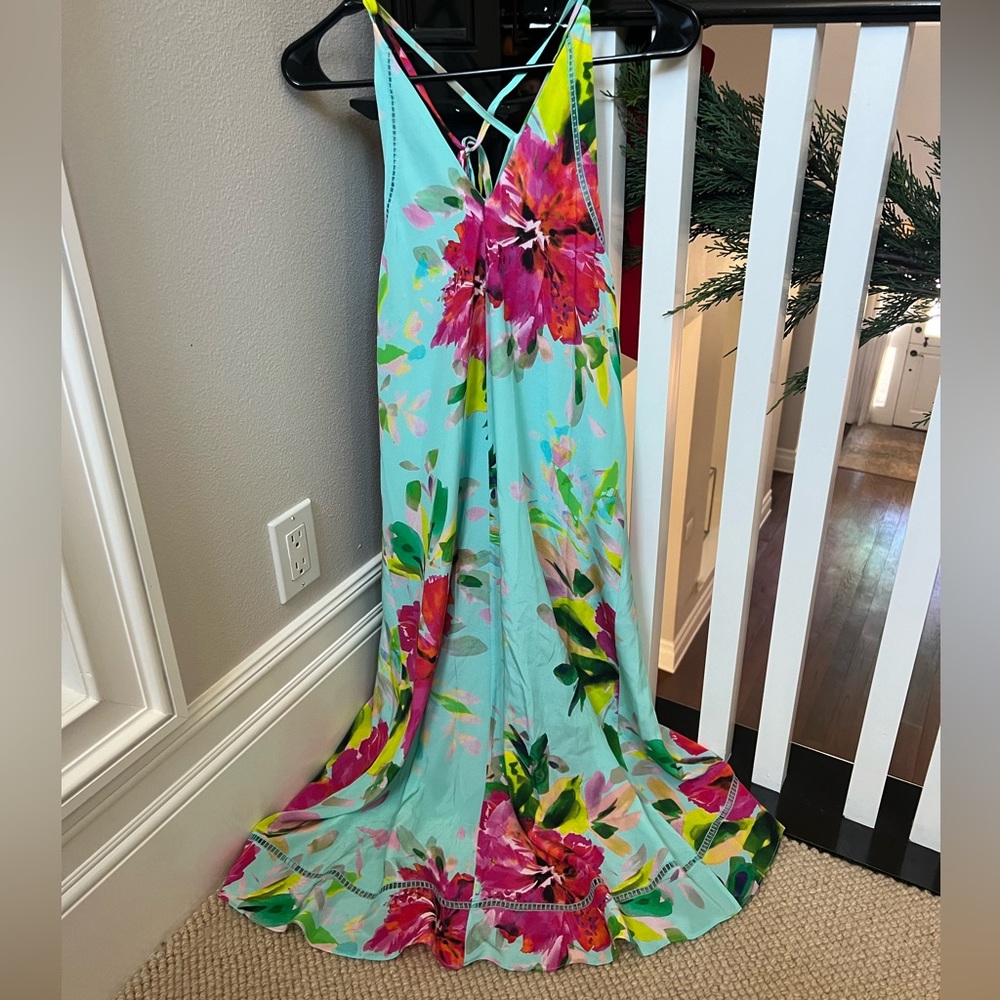 Trina Turk Kairo Floral Print Dress